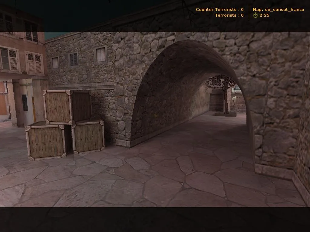 Скачать Карта de_sunset_france для CS 1.6 - Тактическое превосходство на новом уровне - Скриншот