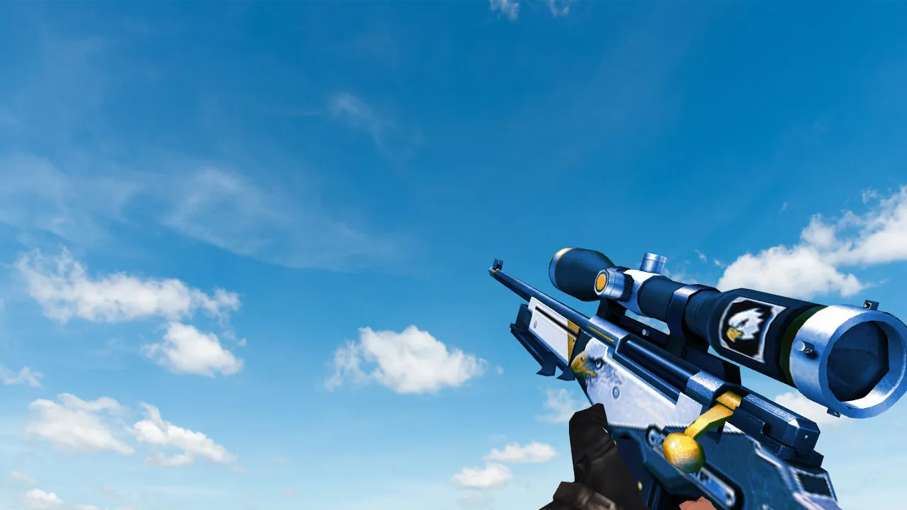 Скачать Модель AWP Bercut для CS 1.6 - Уникальный скин для точности - Скриншот