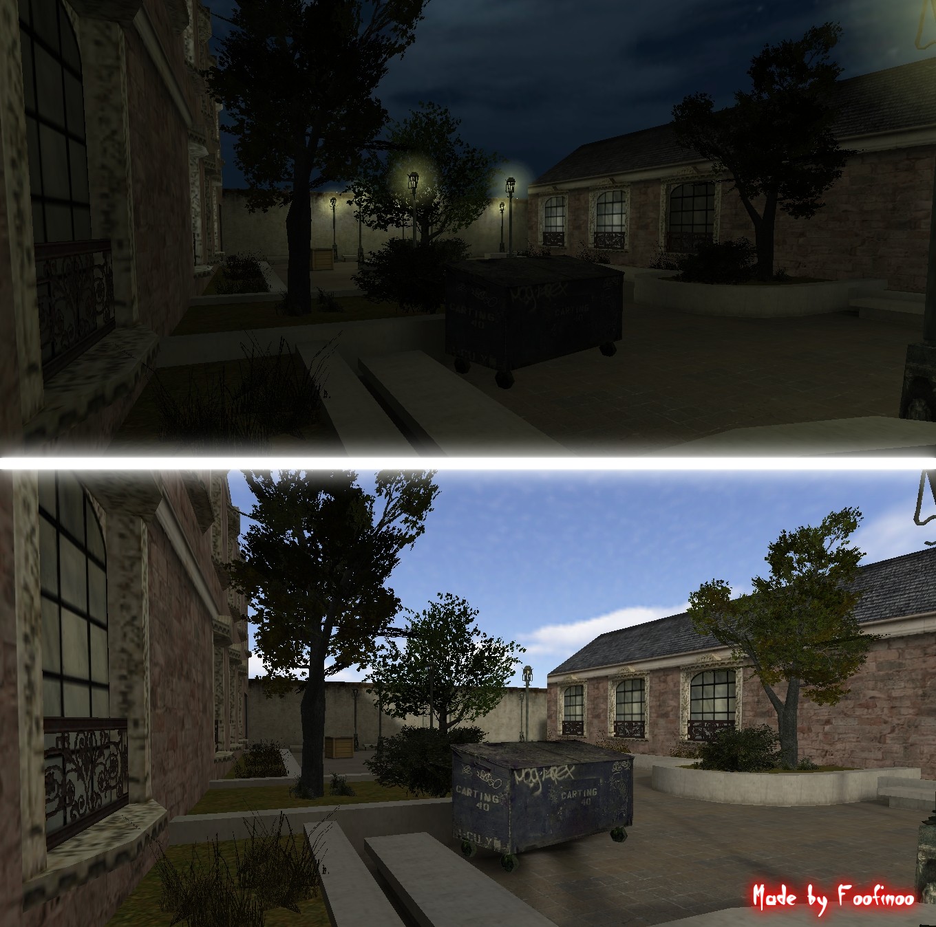awp_courtyard — скриншот 3