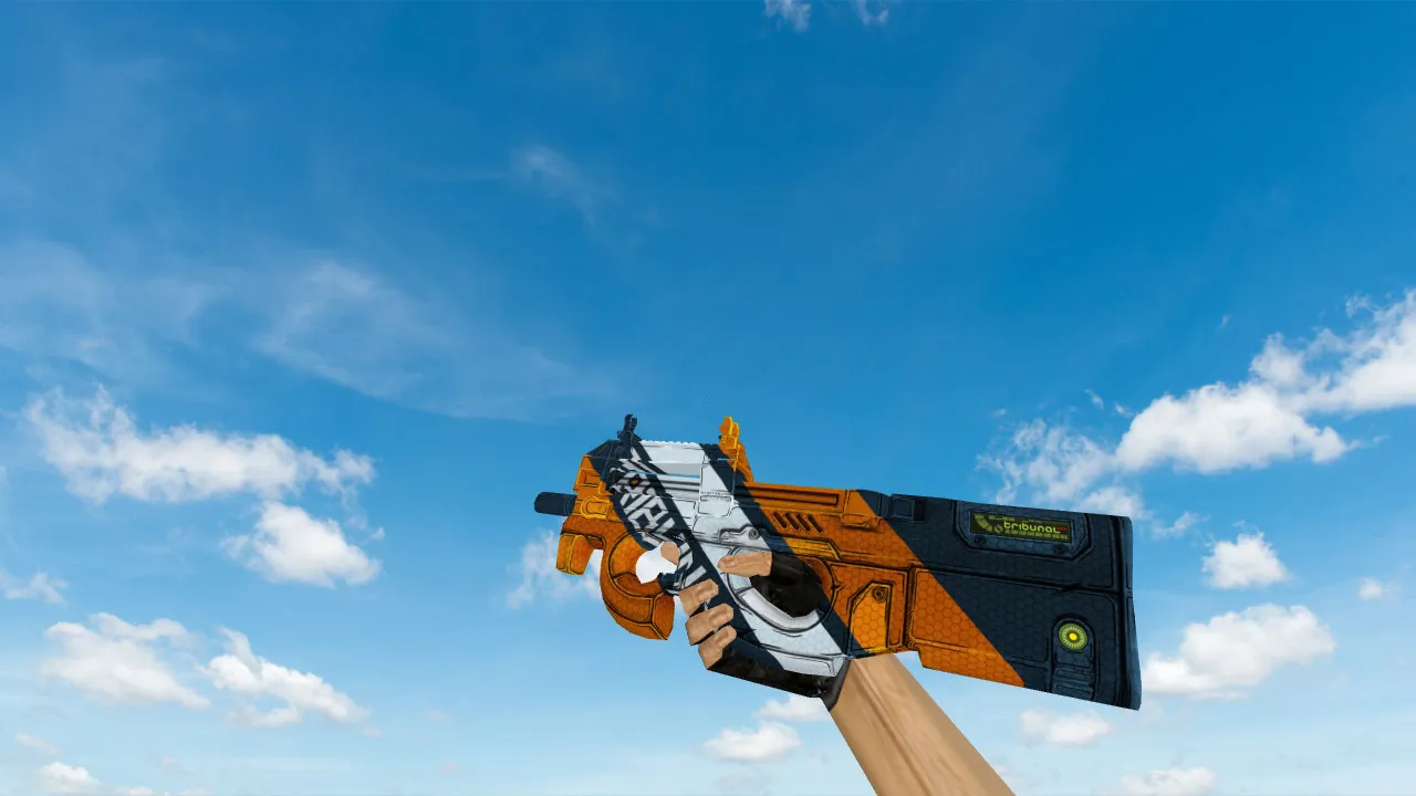 Скачать Модель «P90 Tribunal» для CS 1.6 - Уникальный стиль и качество - Скриншот
