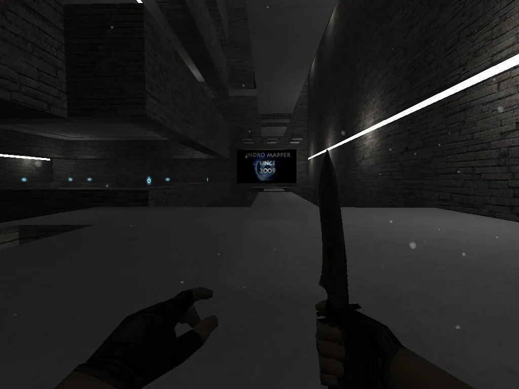 Скачать deathrun_snowstorm_f для CS 1.6: карта для Deathrun, баланс сторон, тактика, оптимизация, .nav и настройка - Скриншот