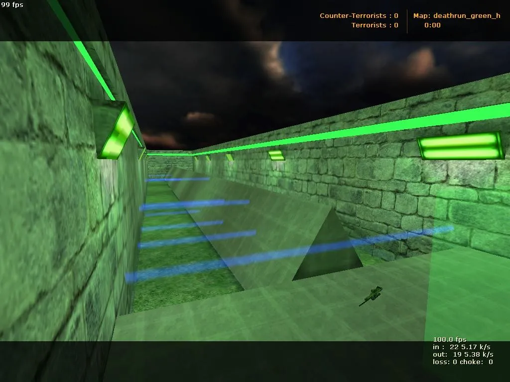 deathrun_green_h для CS 1.6: тактики, точки, .nav и оптимизация карты — скриншот 6