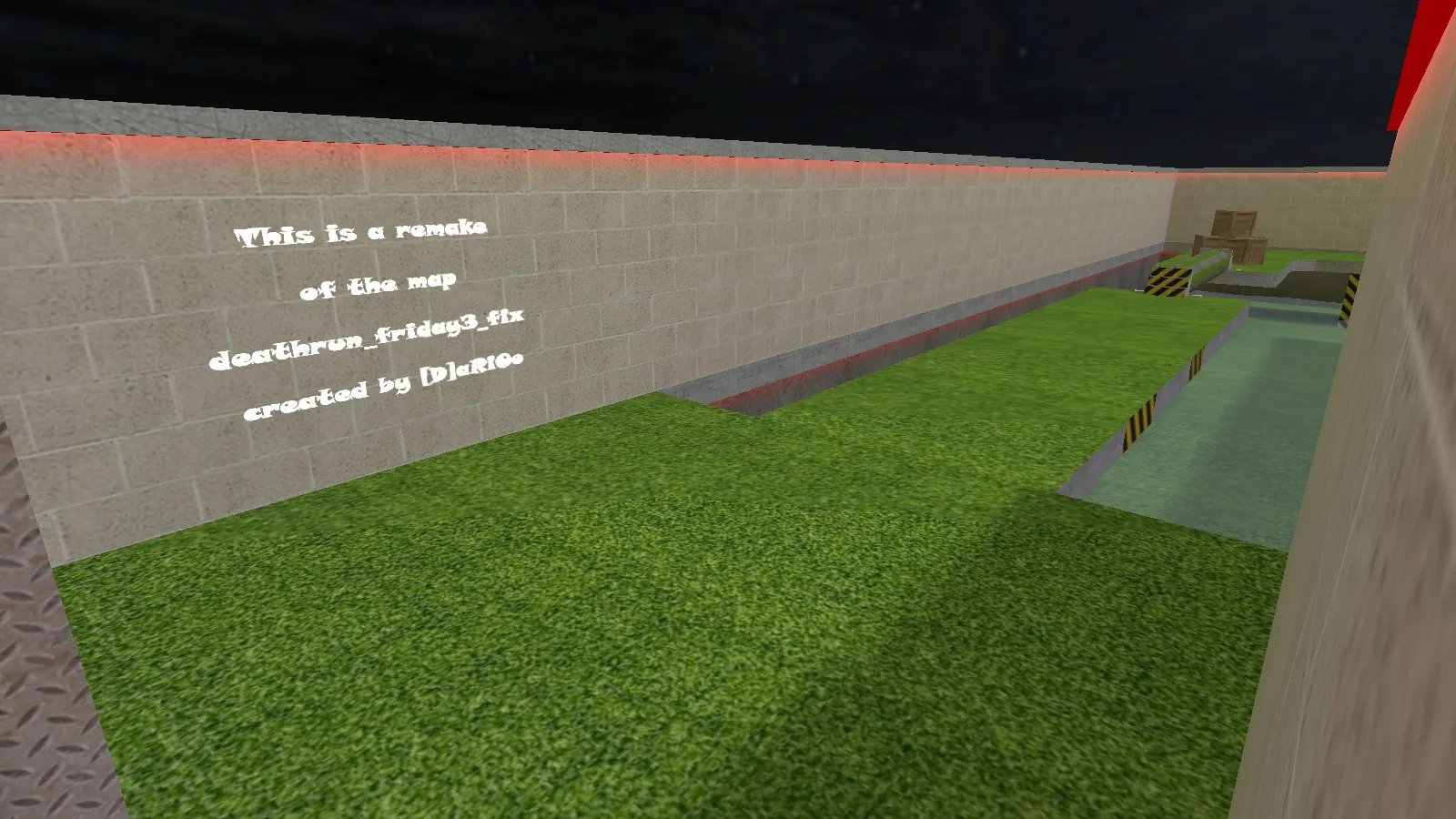 deathrun_friday3_rmk для CS 1.6: карта deathrun, точки, маршруты, .nav и оптимизация wpoly/epoly — скриншот 7