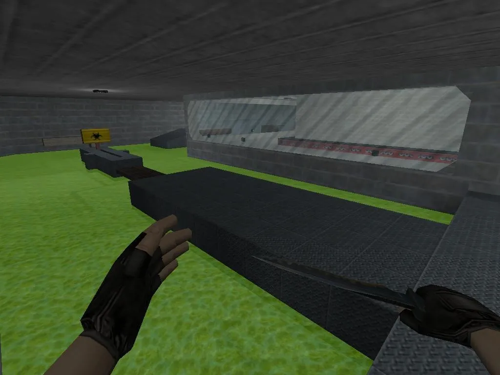 deathrun_pulemet_alpha для CS 1.6: карта deathrun, точки, боты, .nav, оптимизация и конфиг — скриншот 3