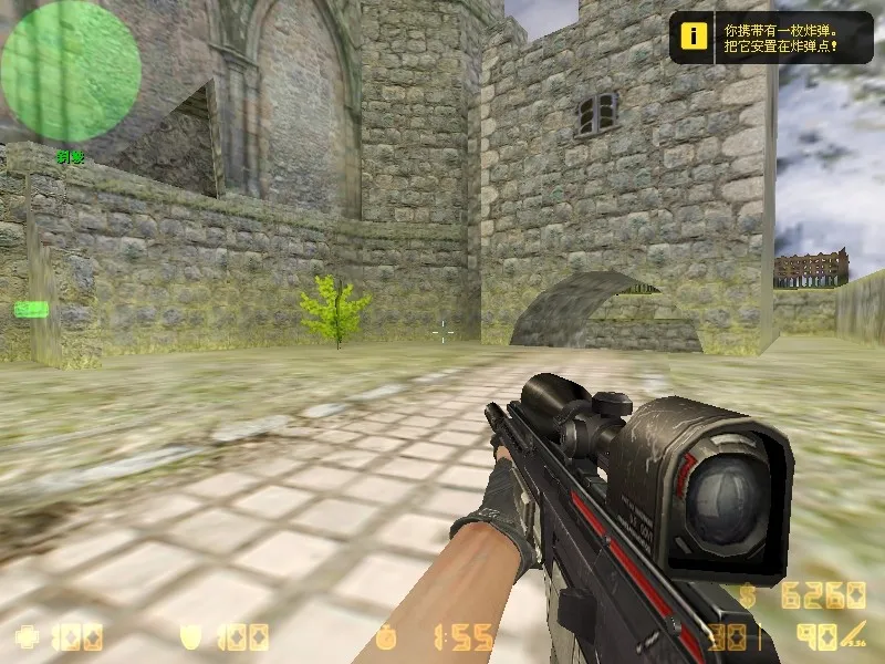 Карта de_priory для CS 1.6: Тактика и особенности — скриншот 1