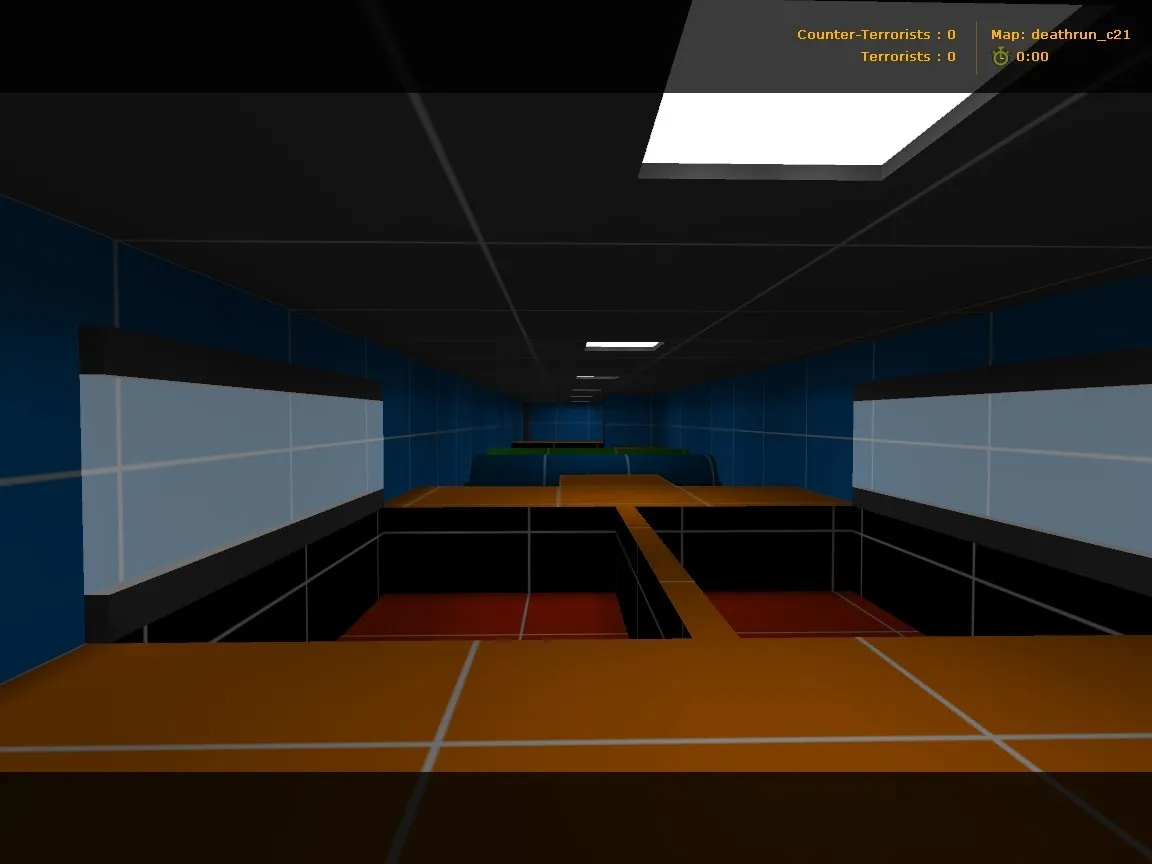 Скачать deathrun_ark_c21 для CS 1.6: точки, ловушки, .nav для ботов и настройка под 4554/8610 - Скриншот