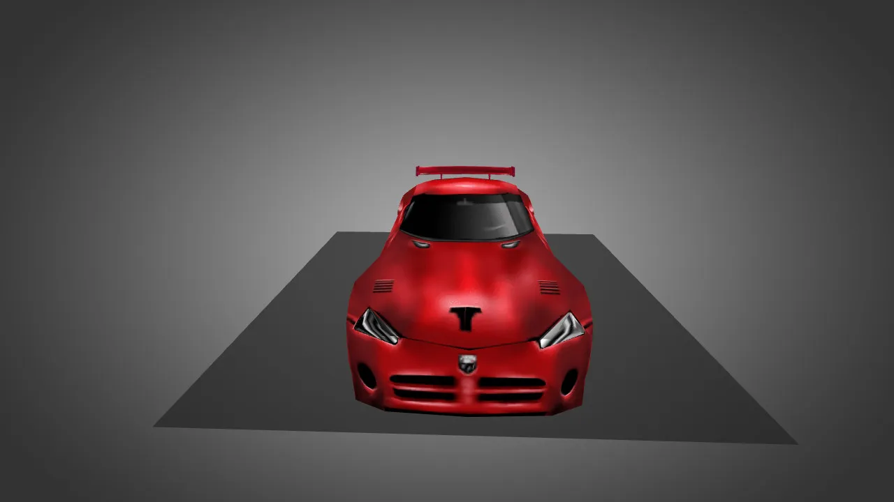 Скачать Модель «Dodge Viper Red» для CS 1.6 - Уникальный скин для игроков - Скриншот