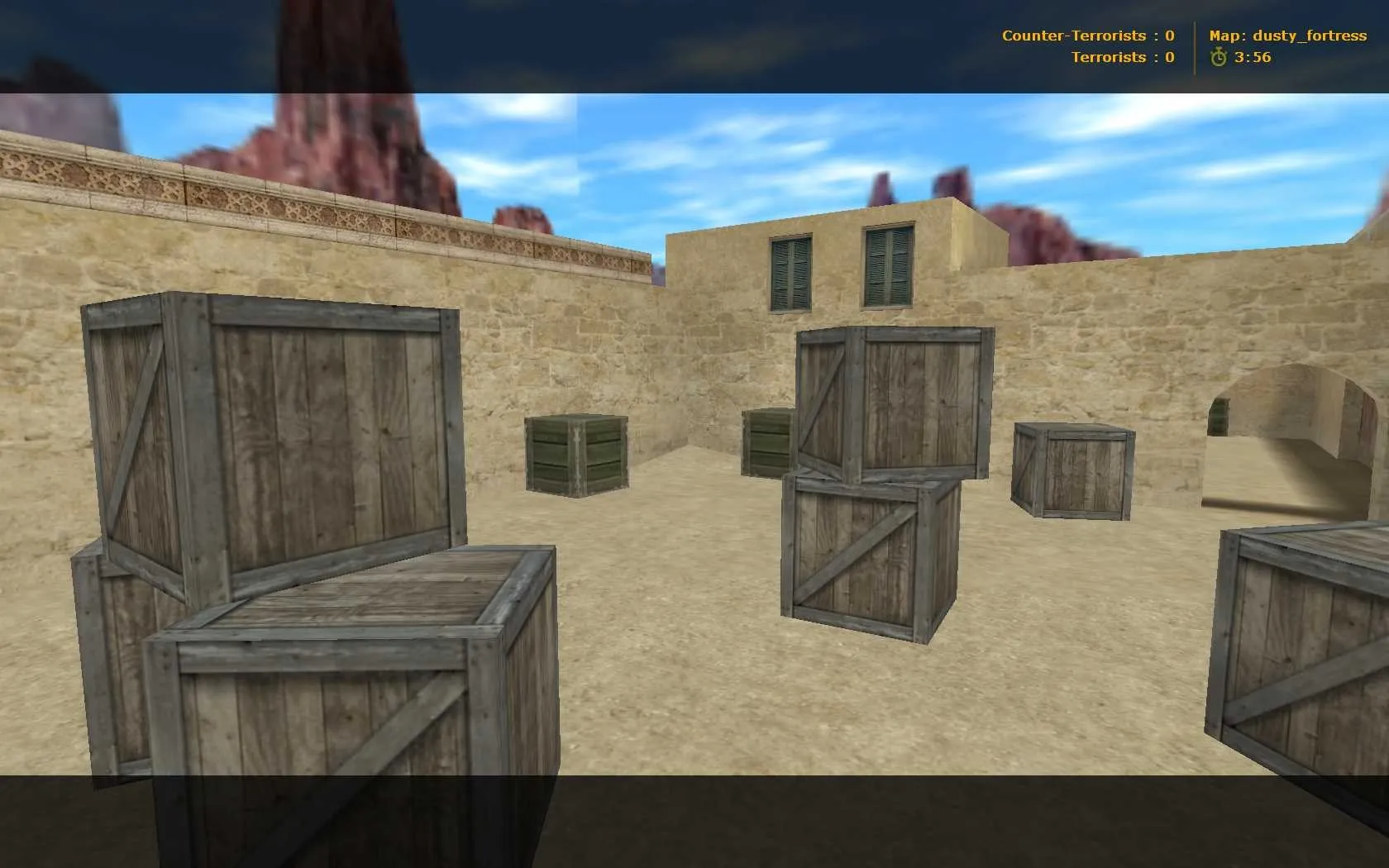 Скачать Карта dusty_fortress для CS 1.6: Тактика и особенности - Скриншот