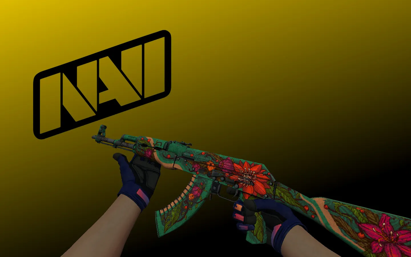 Скачать Инвентарь Navi Flamie для CS 1.6: паки оружия v_/p_/w_ модели, звуки, анимация осмотра, перчатки и нож - Скриншот