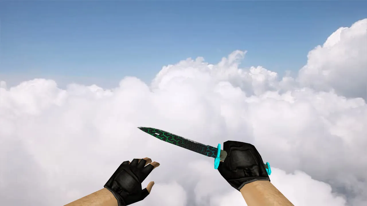 Модель «Bayonet Polymer» (v_, p_, w_) для CS 1.6: звук, анимация осмотра, качество текстур — скриншот 3
