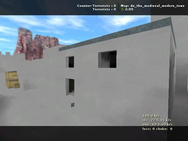 Скачать Карта de_the_medieval_modern_town для CS 1.6 - Скачать и Играйте - Скриншот