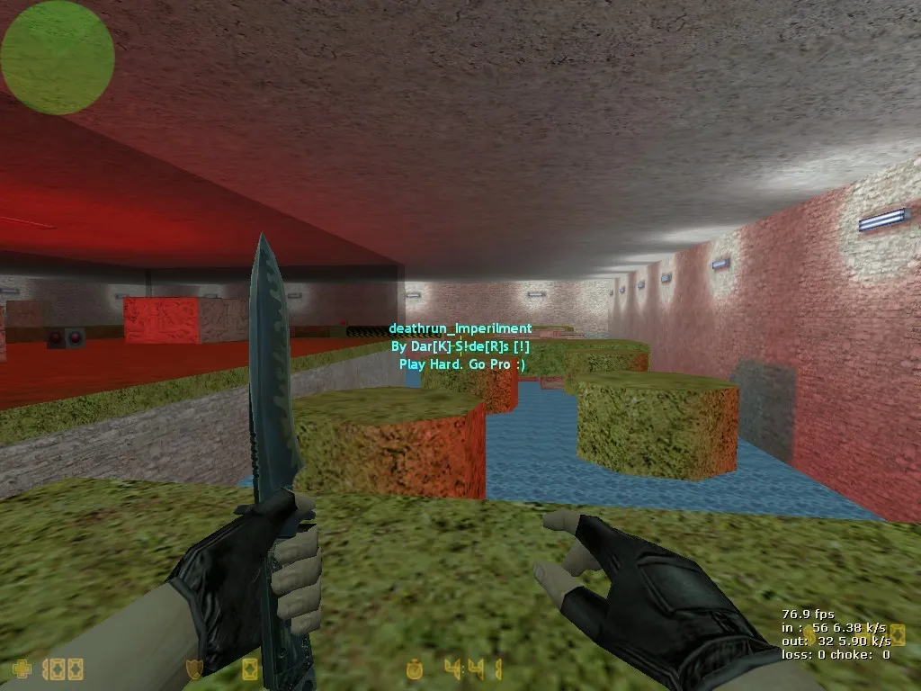 Скачать deathrun_imperilment для CS 1.6: deathrun карта, раунды, ловушки и тактики без читов - Скриншот