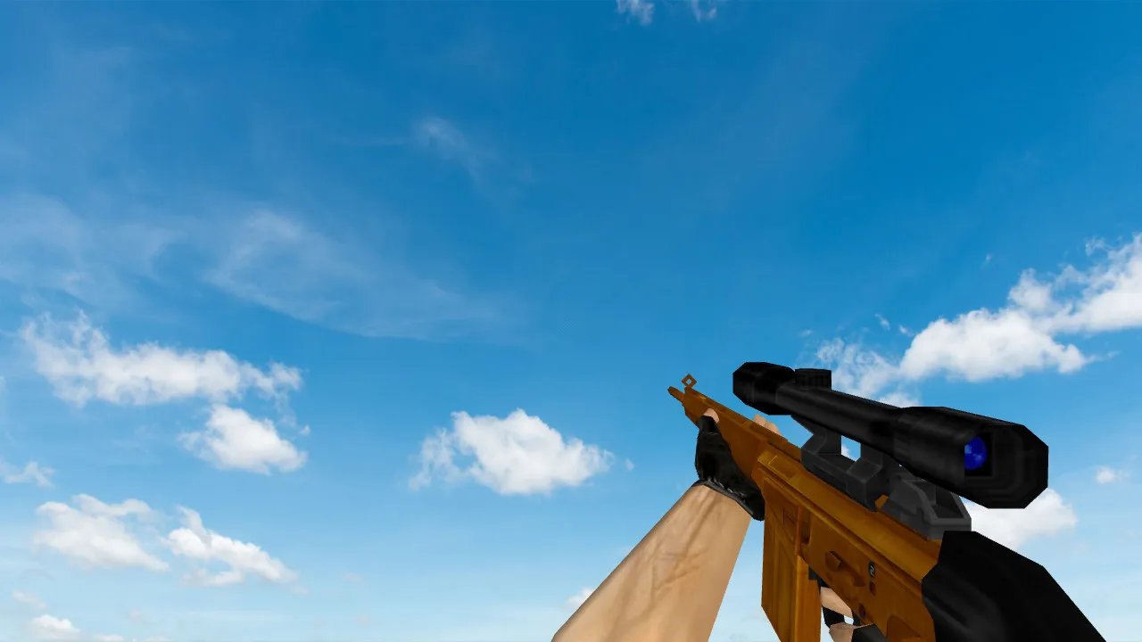 Пак моделей оружия «Gold Weapons Pack V3» для CS 1.6: v_ p_ w_ модели, звуки, анимация осмотра — скриншот 10