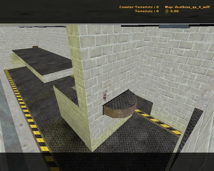 Скачать deathrun_qu_4_milf — карта Deathrun для CS 1.6: точки, маршруты, навигация ботов, оптимизация - Скриншот
