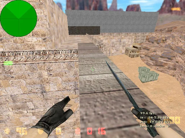 Скачать de_dust2_big для CS 1.6: карта, точки, боты .nav, оптимизация и баланс сторон - Скриншот