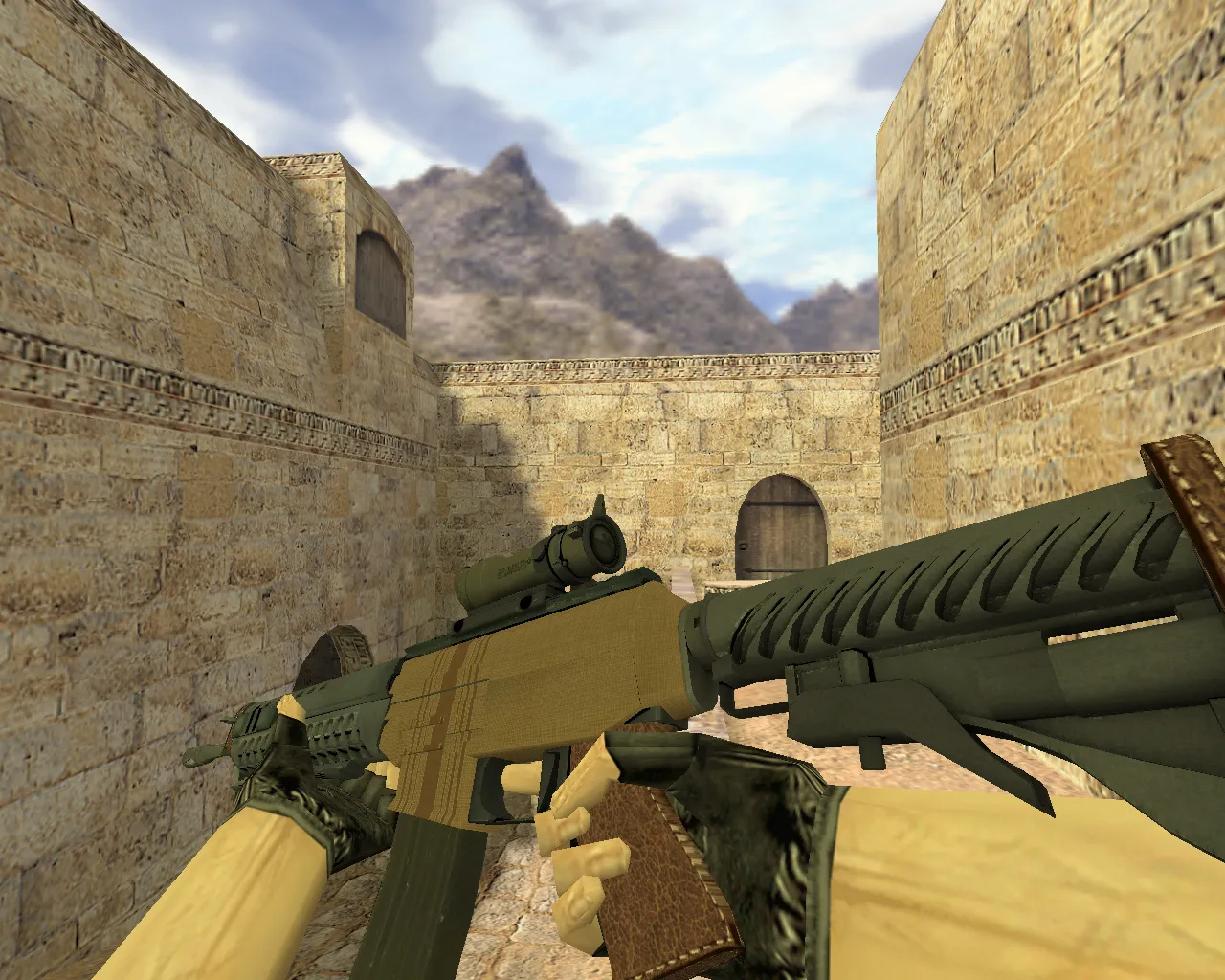 Скачать Модель SG-553 Странник для CS 1.6 - Загрузите и играйте - Скриншот
