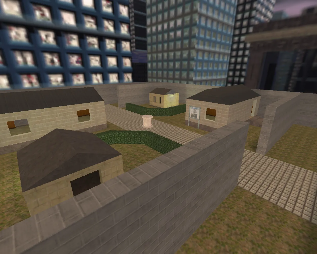 Скачать aim_mansion2 для CS 1.6: тренировка аима, точки для спота, файлы карты и запуск без риска - Скриншот