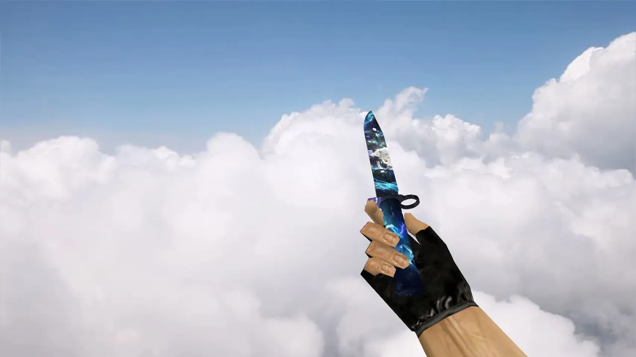 Скачать Модель «Bayonet Kaneki Ken» для CS 1.6: v_ и p_ модели, звуки, анимация осмотра, качество текстур - Скриншот