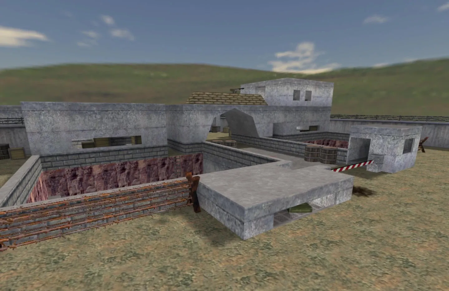 de_amca карта для CS 1.6: баланс сторон, тактика, точки, .nav и оптимизация wpoly/epoly — скриншот 12