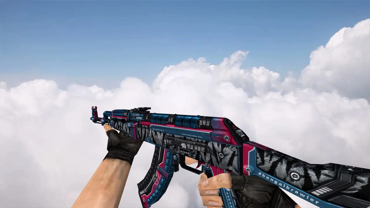 Скачать Модель «AK-47 Bengal Brawler» для CS 1.6 – Уникальный стиль - Скриншот