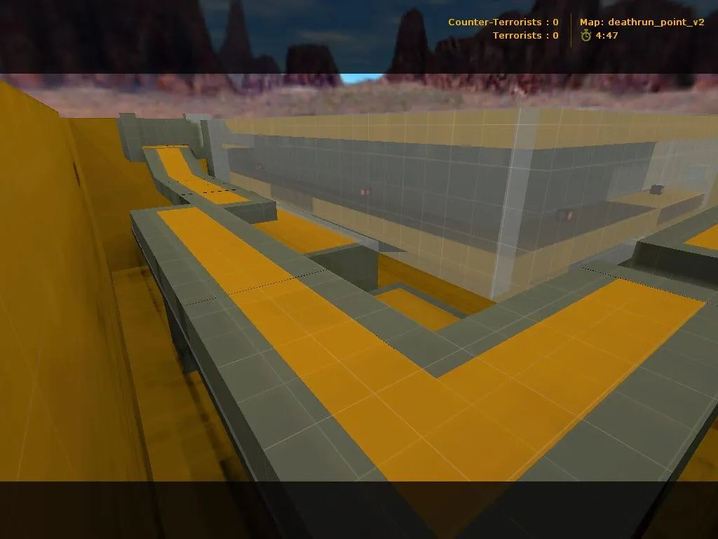 Скачать deathrun_point_v2 для CS 1.6: карта deathrun, точки, маршруты и запуск без проблем - Скриншот