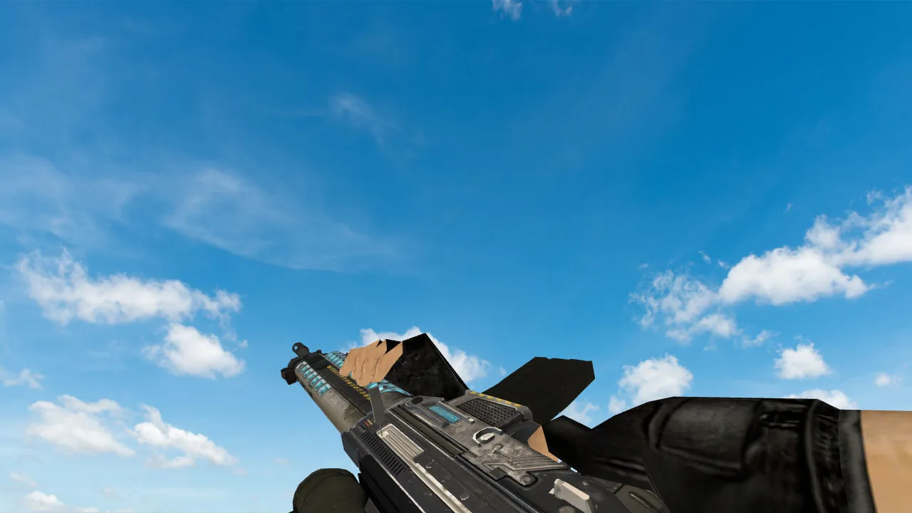 Скачать Модель «SG 553 Gauss Rifle» для CS 1.6 - Качество и Уникальность - Скриншот