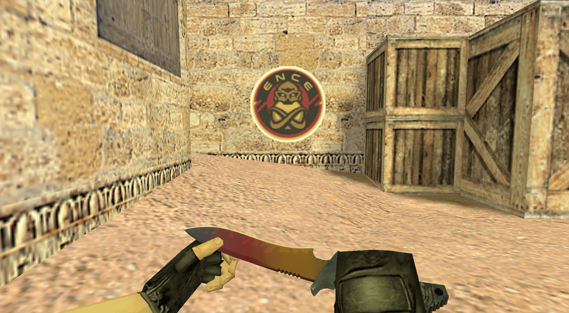 Скачать Граффити ENCE eSports Logo для CS 1.6 - Погрузитесь в мир киберспорта - Скриншот