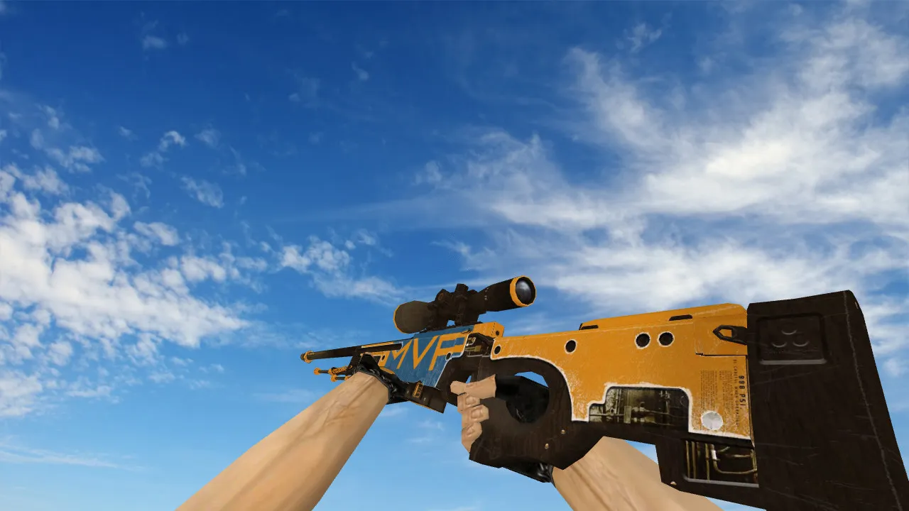 Скачать Модель AWP MVP для CS 1.6 - Идеальный выбор для снайперов - Скриншот