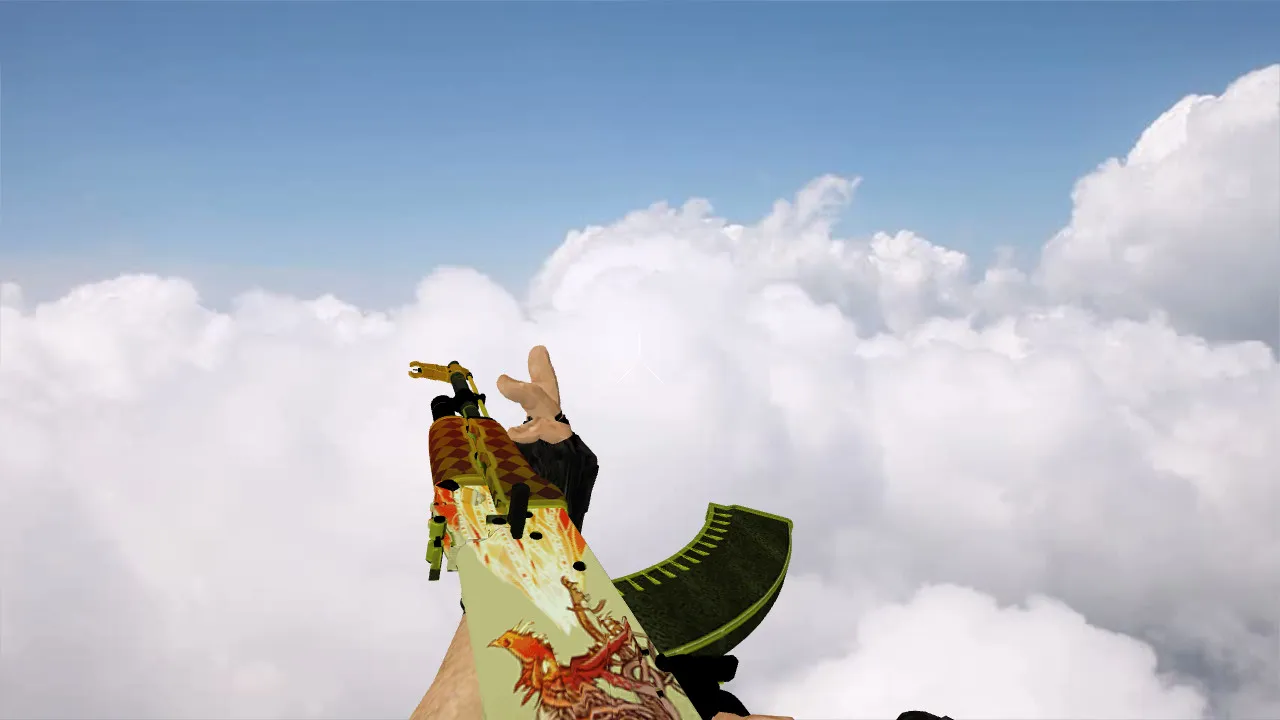 Скачать Модель AK-47 Dragon Lore для CS 1.6 - Качество и детали - Скриншот
