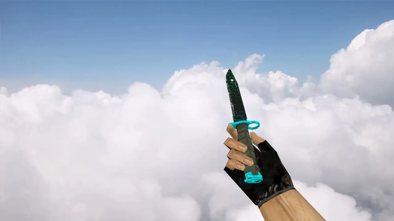 Модель «Bayonet Polymer» (v_, p_, w_) для CS 1.6: звук, анимация осмотра, качество текстур — скриншот 1