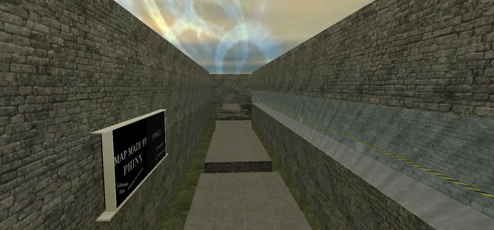 Скачать Карта deathrun_unreal для CS 1.6: точки, маршруты, .nav, оптимизация wpoly/epoly - Скриншот