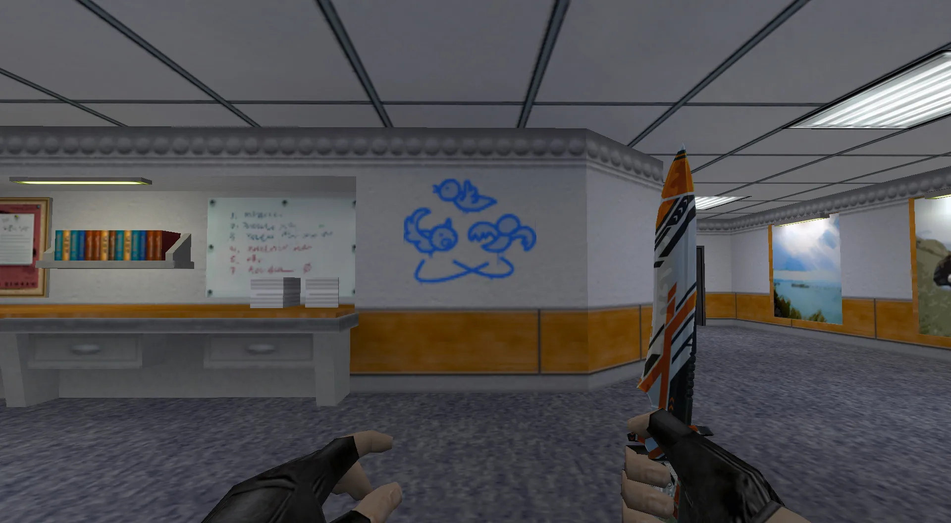 Скачать Граффити «Голова кругом» для CS 1.6 - Уникальные стикеры из CS:GO - Скриншот
