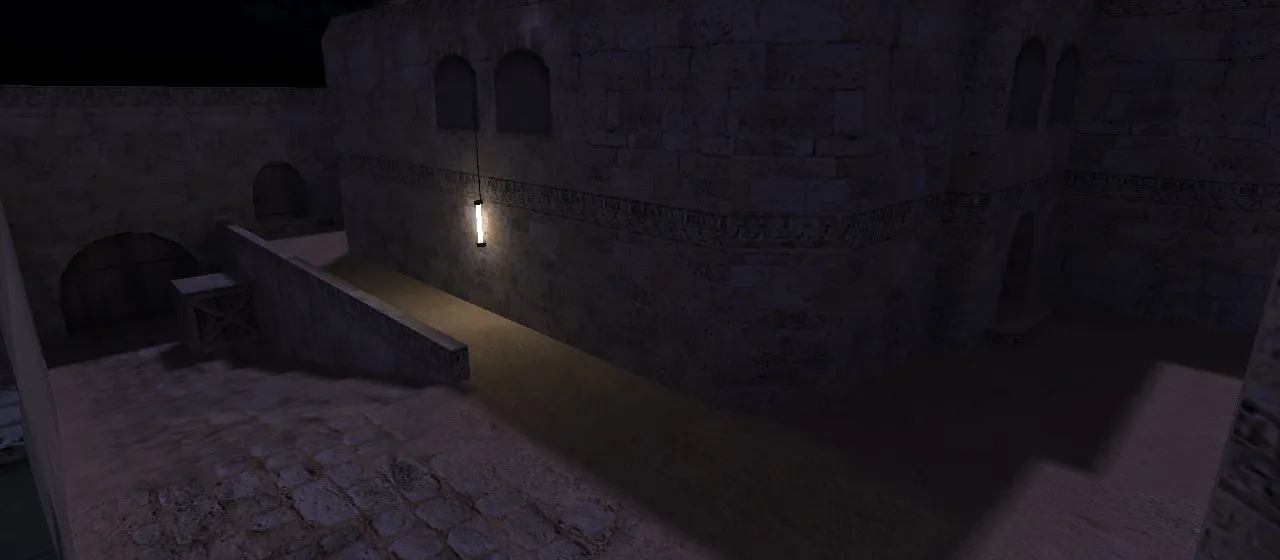 Скачать de_dust2x2_sks_night — ночная DE карта для CS 1.6: точки, раунды, .nav и оптимизация wpoly/epoly - Скриншот