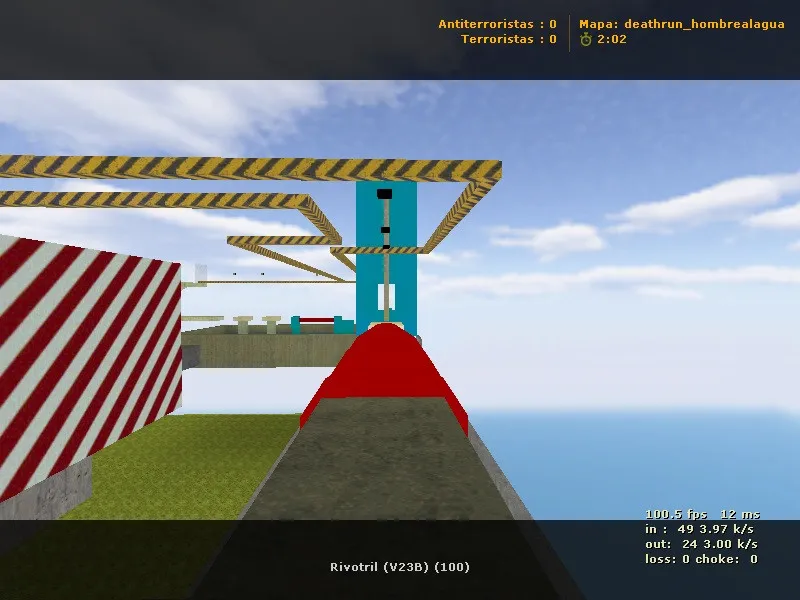 Скачать deathrun_hombrealagua для CS 1.6: тактика, точки, bots .nav и оптимизация wpoly/epoly - Скриншот