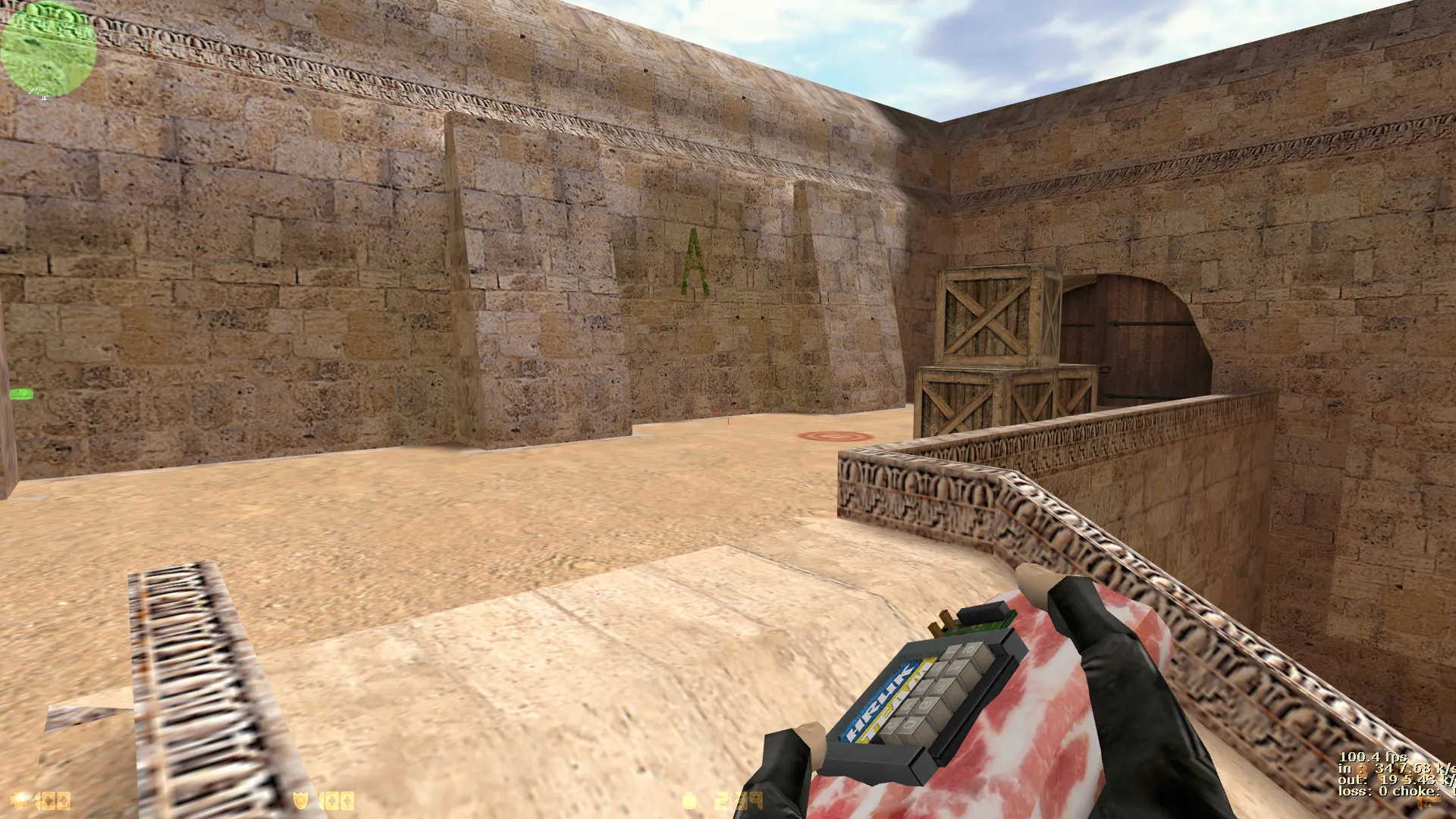 Скачать de_dus2tec — DE карта для CS 1.6: ацтек + dust2 план, точки для Т/КТ, .nav и оптимизация - Скриншот