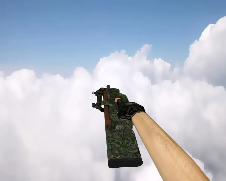 Скачать P90 | Буйная растительность для CS 1.6 - Модель оружия - Скриншот