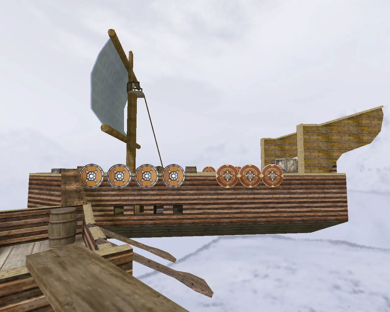 Скачать Карта awp_flying_boats для CS 1.6: баланс сторон, точки, .nav и оптимизация под AWP - Скриншот