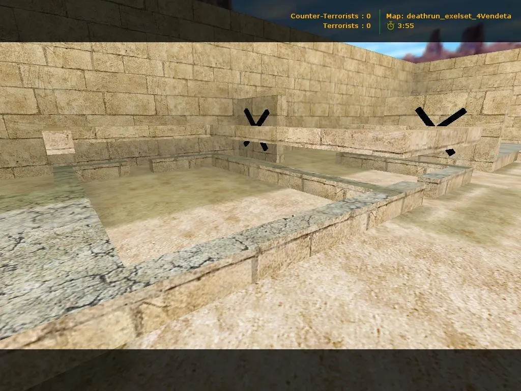 Скачать deathrun_exelset_4vendeta — карта deathrun для CS 1.6: точки, раунды, баланс и оптимизация - Скриншот