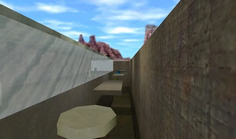 Скачать deathrun_souljaboy_beta2 для CS 1.6 — карта Deathrun с точками, ловушками и .nav для ботов - Скриншот