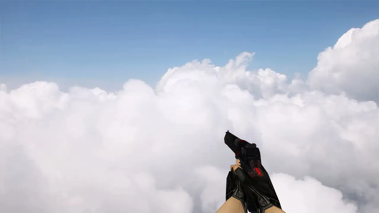 Скачать Модель «Deagle Red Black Carbon» для CS 1.6: Высокое качество и стиль - Скриншот