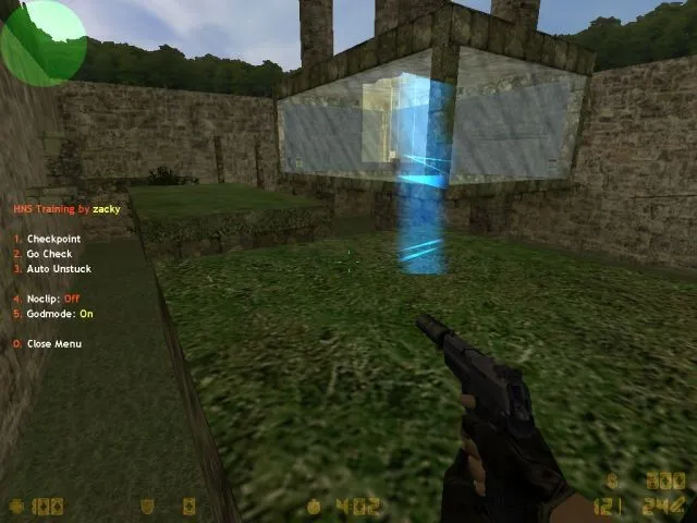 deathrun_nature_fix для CS 1.6: карта deathrun, баланс сторон, точки, .nav и оптимизация — скриншот 1