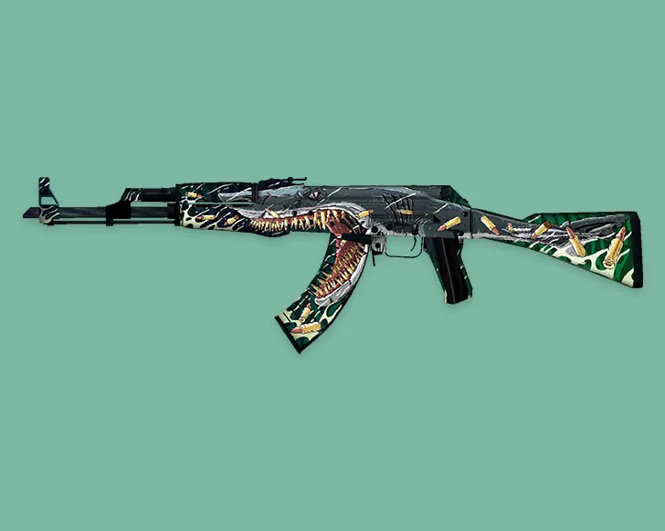 Скачать АК-47 «Дикая акула» v_model для CS 1.6: p_ и w_ модели, анимация осмотра, звуки и текстуры - Скриншот