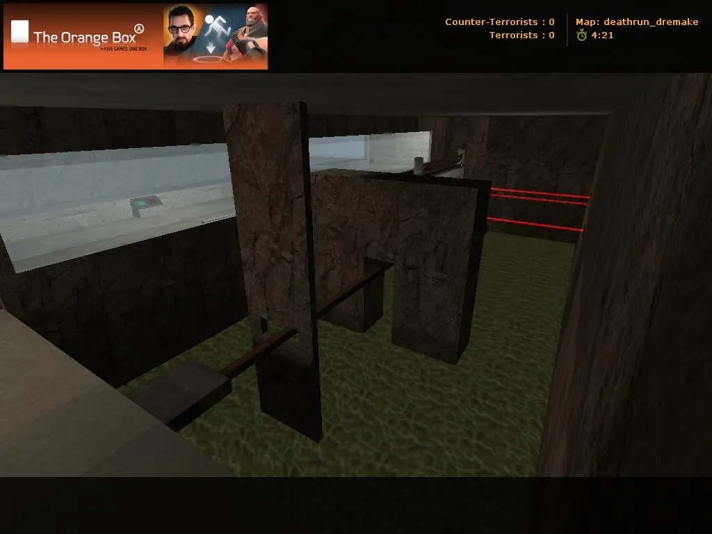 Скачать deathrun_dremake для CS 1.6: тактика, точки, .nav для ботов и оптимизация карты - Скриншот