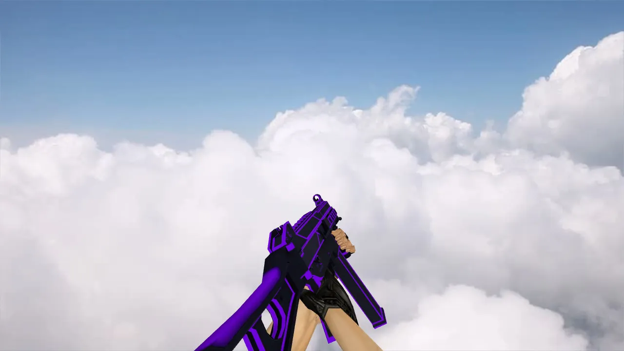 Скачать Модель UMP-45 Bee Sting Purple для CS 1.6 - Скриншот