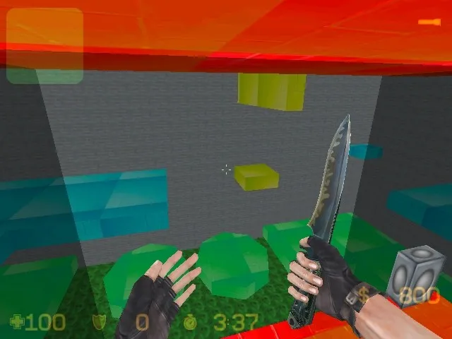 Скачать deathrun_impossible для CS 1.6: карта deathrun, точки, раунды и настройка ботов - Скриншот