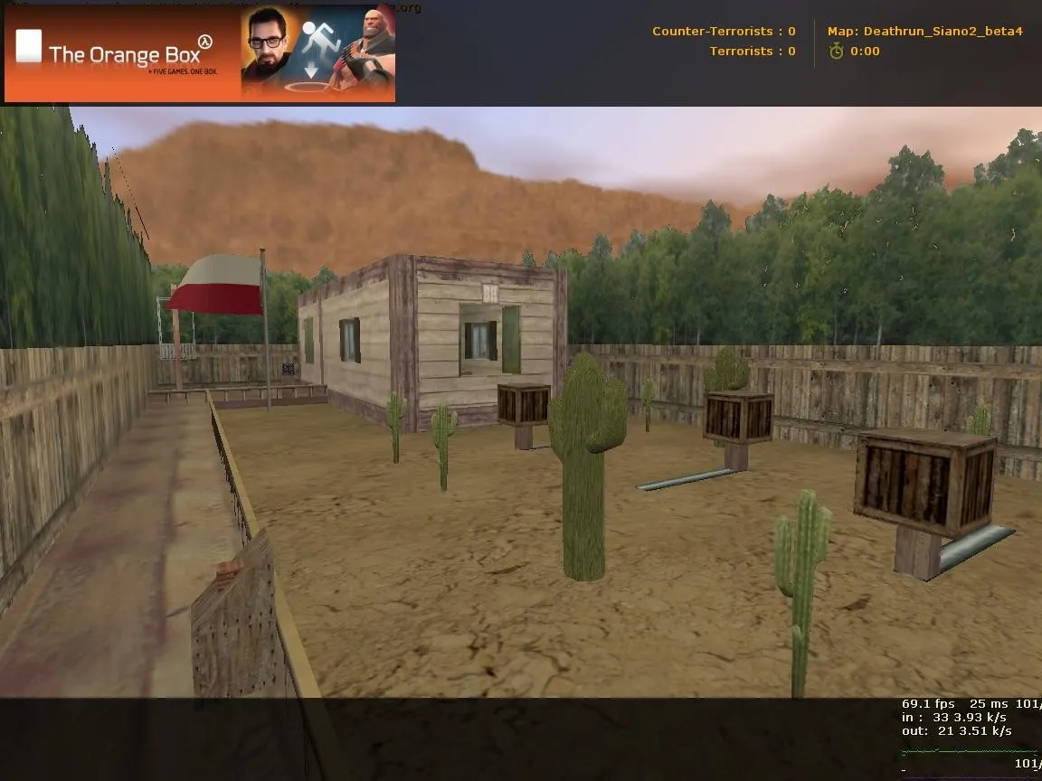 Скачать deathrun_siano2 — карта Deathrun для CS 1.6: точки, раунды, маршруты, .nav и оптимизация - Скриншот