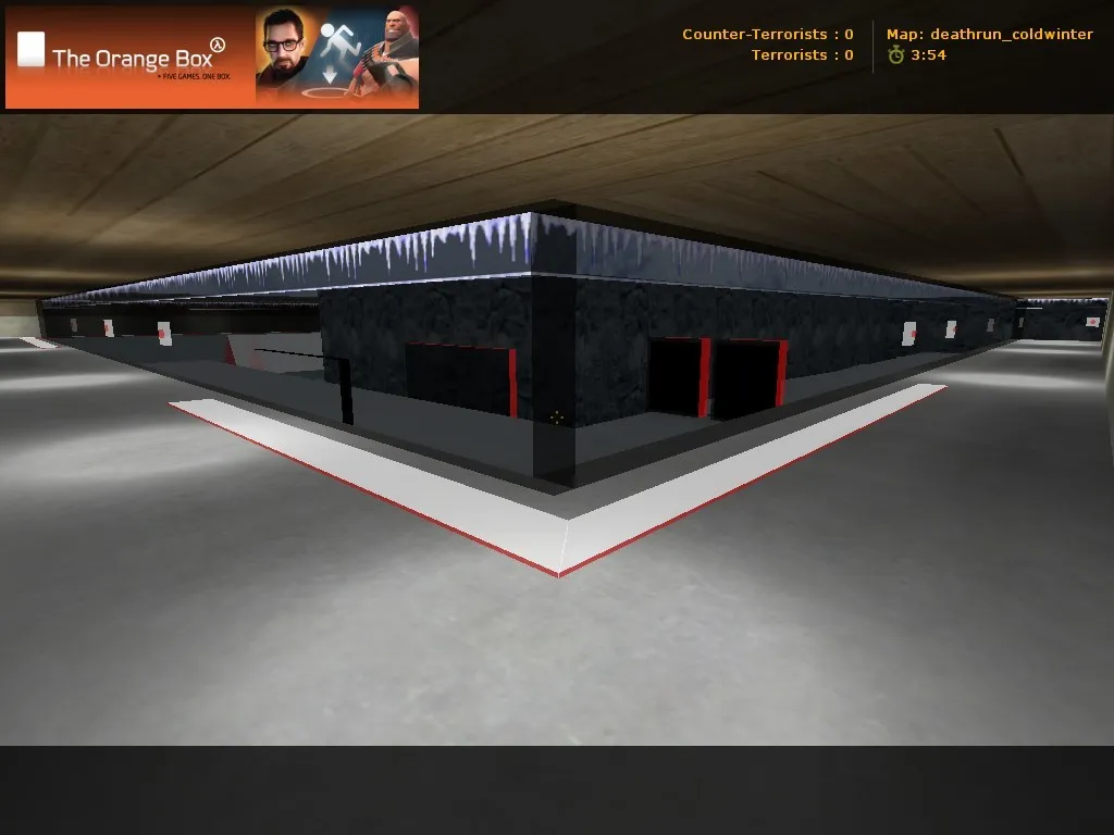 deathrun_coldwinter для CS 1.6: карта deathrun, тактики CT/T, точки, .nav, оптимизация wpoly/epoly — скриншот 4