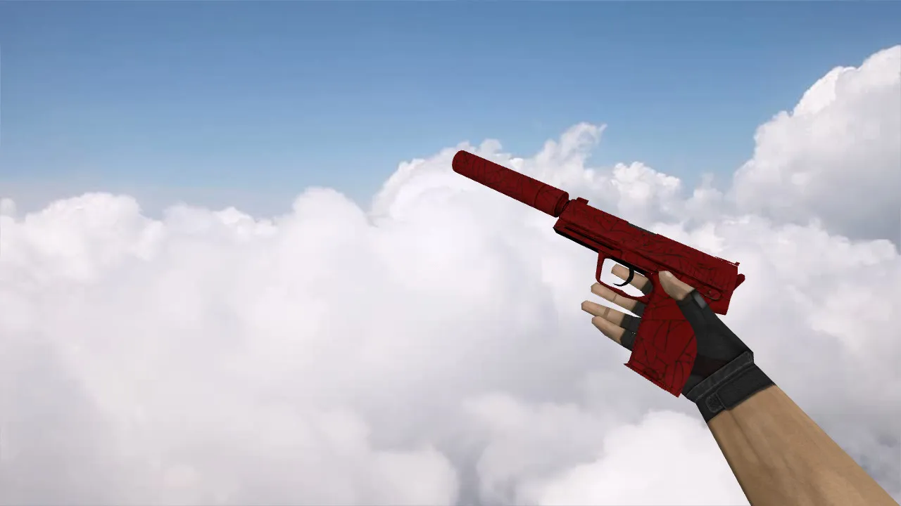 Скачать Модель USP «Кровавая паутина» для CS 1.6 - Качество и Стиль - Скриншот