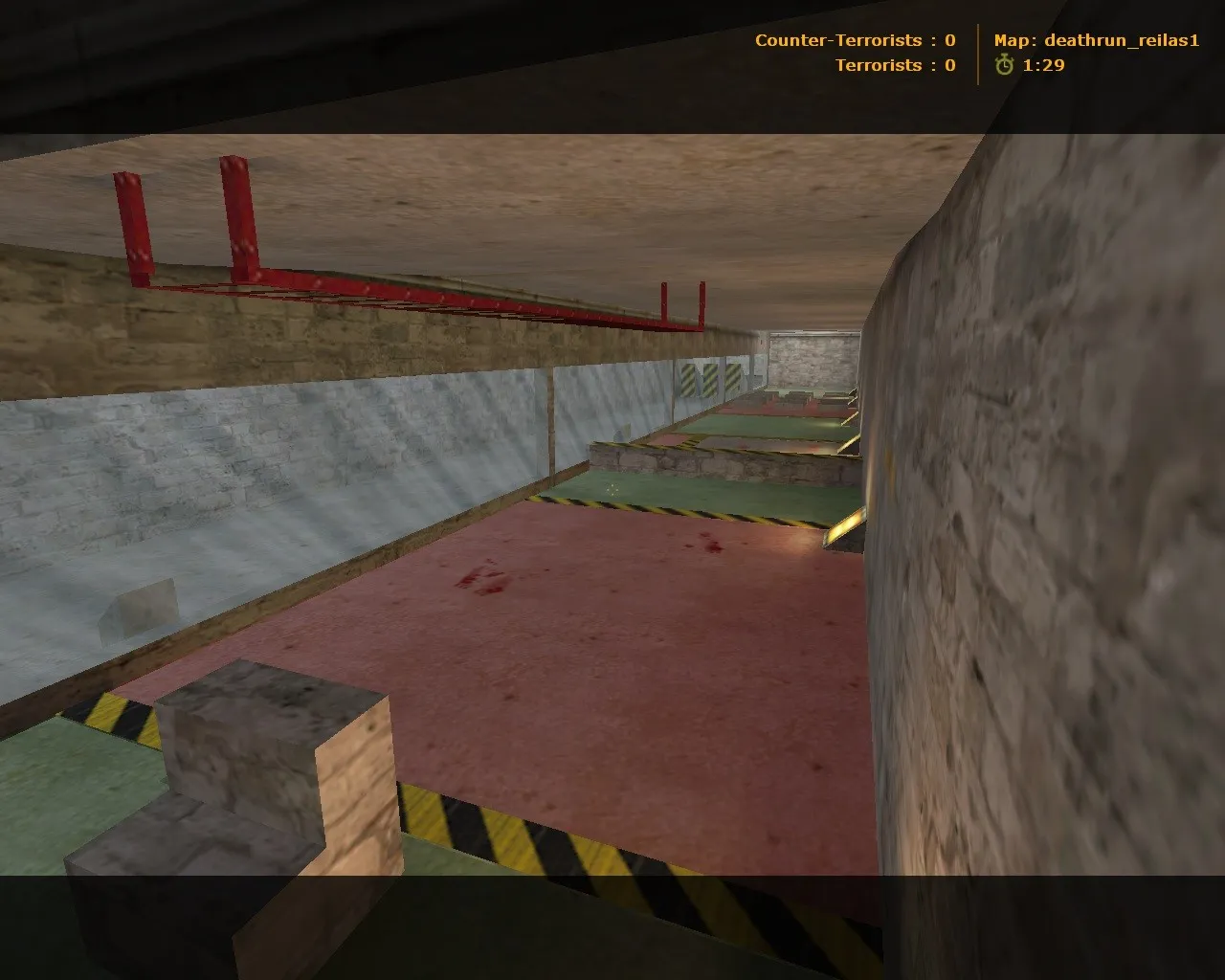 Скачать deathrun_reilas для CS 1.6: карта deathrun, точки обороны, раунды и настройка для ботов - Скриншот