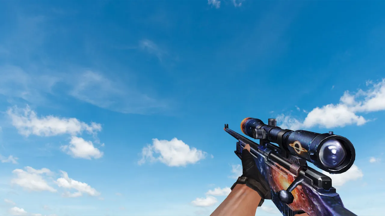 Скачать Пак моделей оружия «Galaxy Weapon Set» для CS 1.6: v_, p_, w_ модели, звуки, анимация осмотра и качество текстур - Скриншот